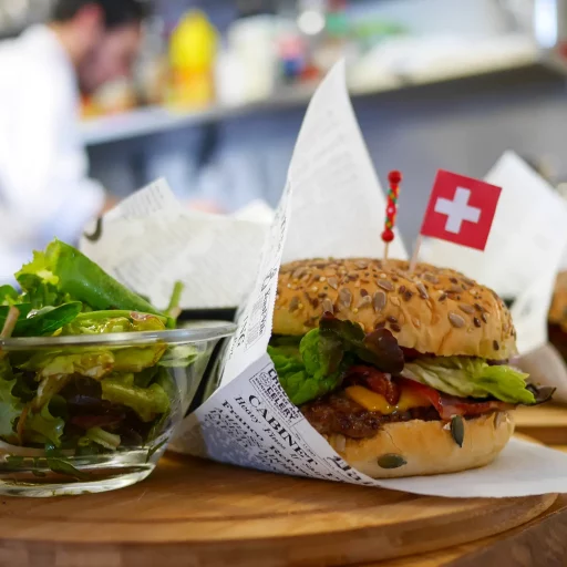 55 burger nyon restaurant nautique nyon